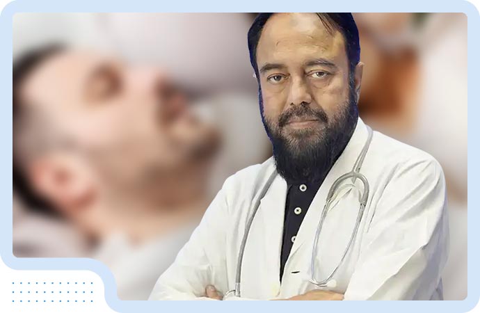 ENT specialist providing adeno-tonsillitis treatment in Bangladesh